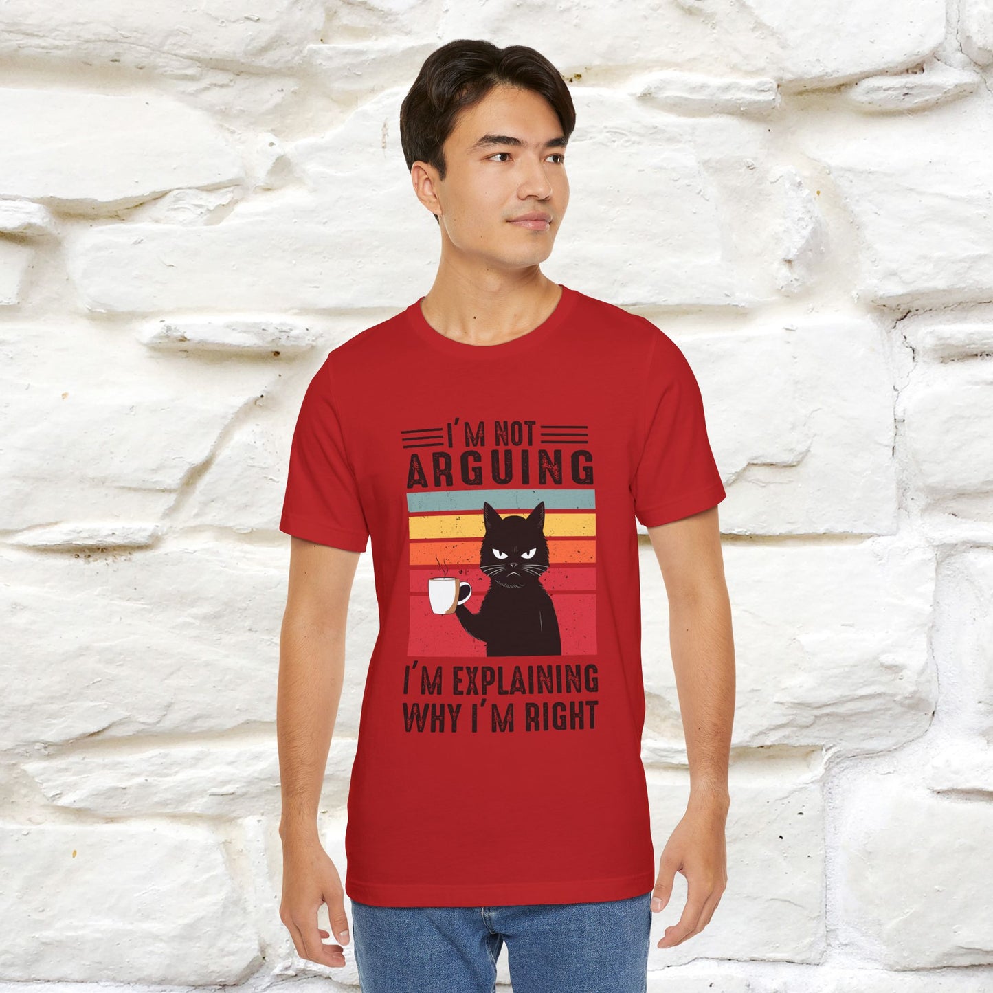 I’m Not Arguing, I’m Explaining Why I’m Right Cat T-Shirt  Nunu&Miao Studio - Nunu&Miao Studio