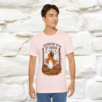 "Hanging With My Boos" Halloween Cat T-shirt |Nunu&Miao Studio - Nunu&Miao Studio