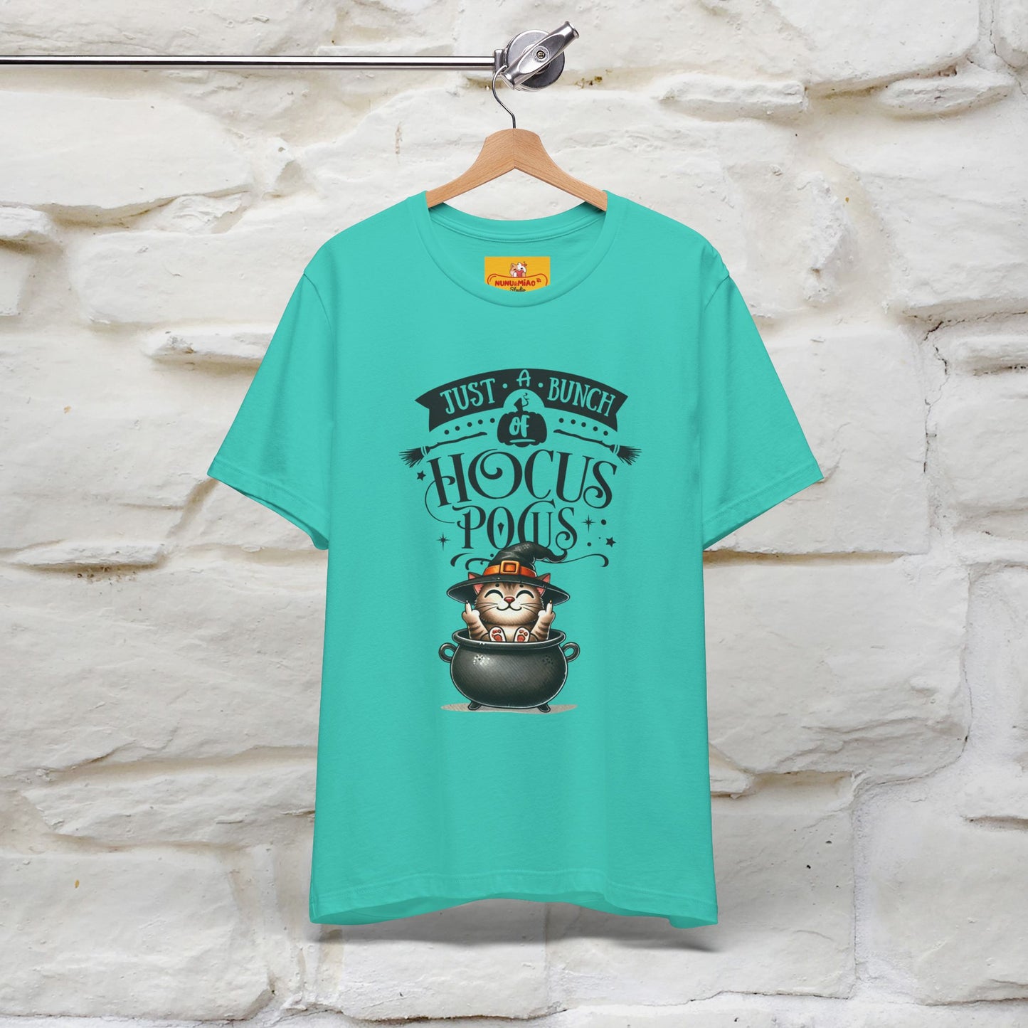 "Just A Bunch Of Hocus Pocus" Cat  T-shirt |Nunu&Miao Studio - Nunu&Miao Studio