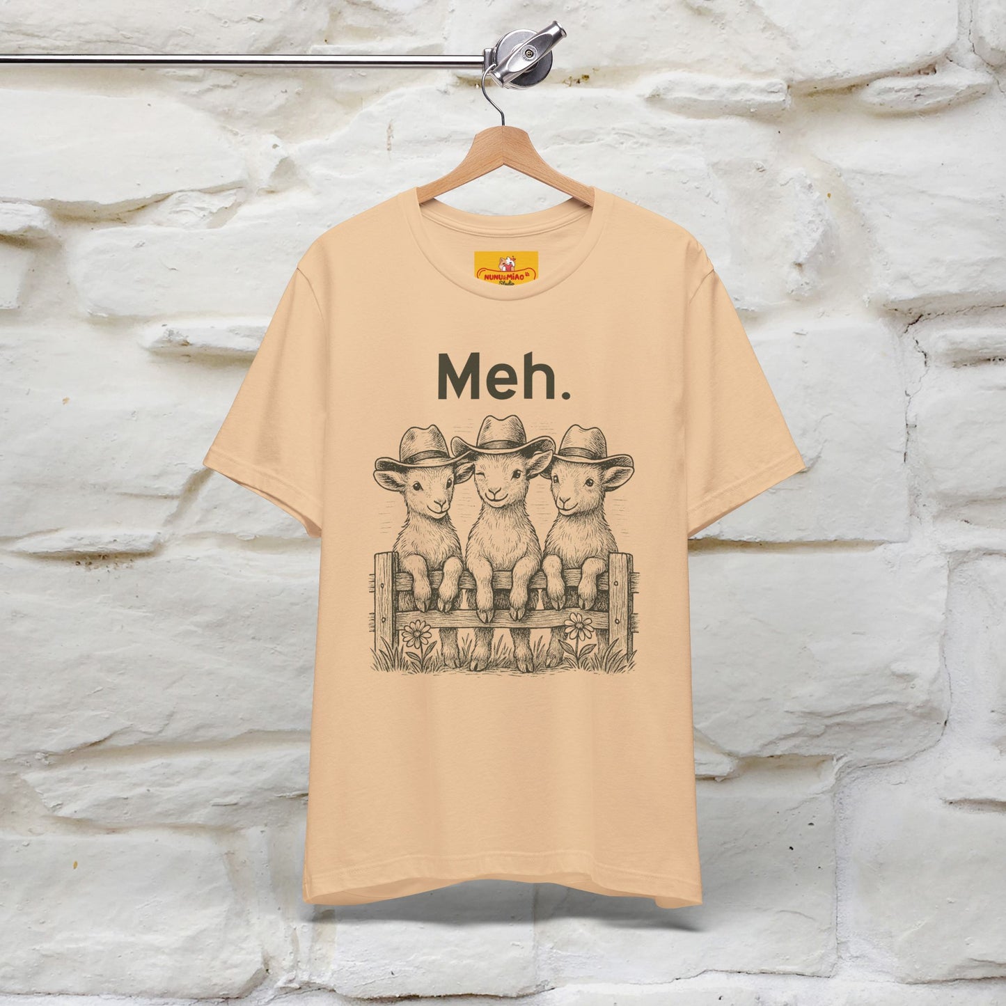 "Meh" Cute T-shirt |Nunu&Miao Studio - Nunu&Miao Studio
