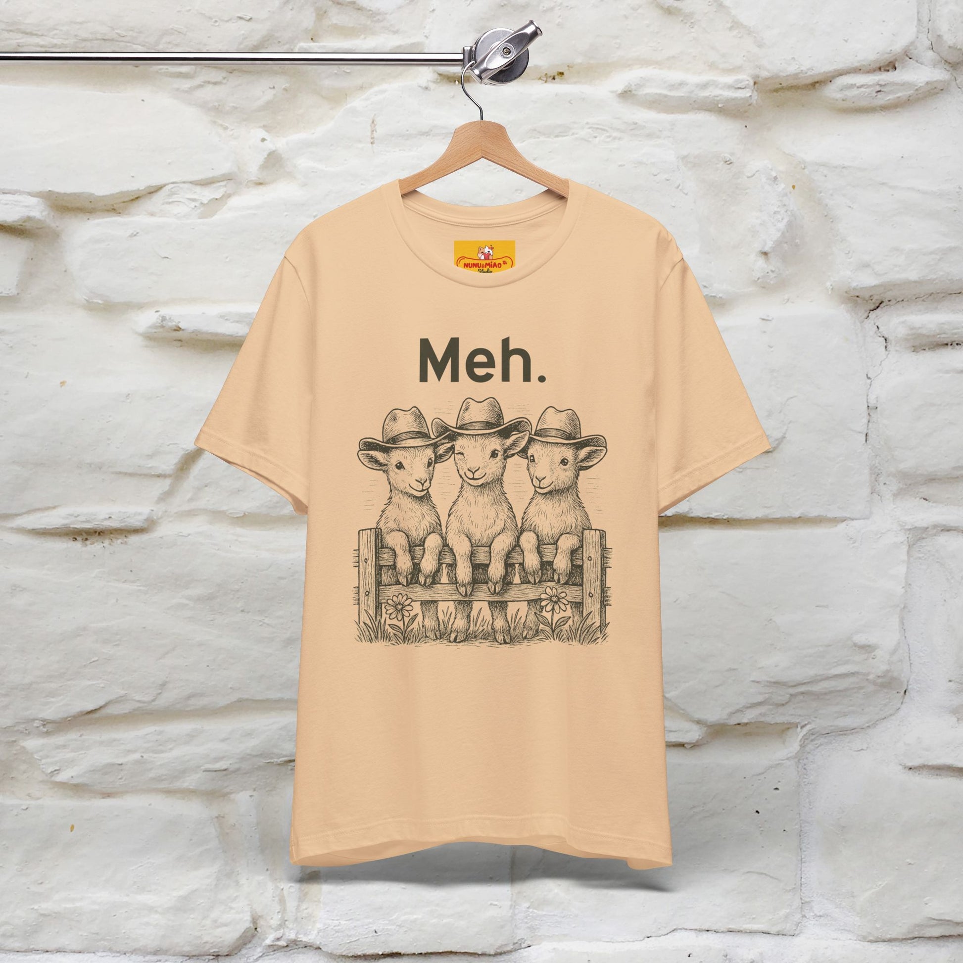 "Meh" Cute T-shirt |Nunu&Miao Studio - Nunu&Miao Studio
