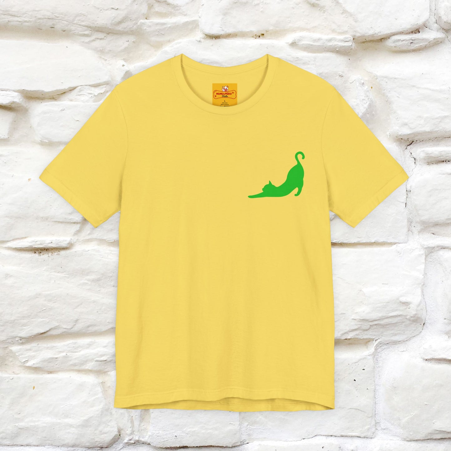 "Take a Deep Breath & Try All Over Again" Cat T-Shirt| Front & Back Design | Nunu&Miao Studio - Nunu&Miao Studio