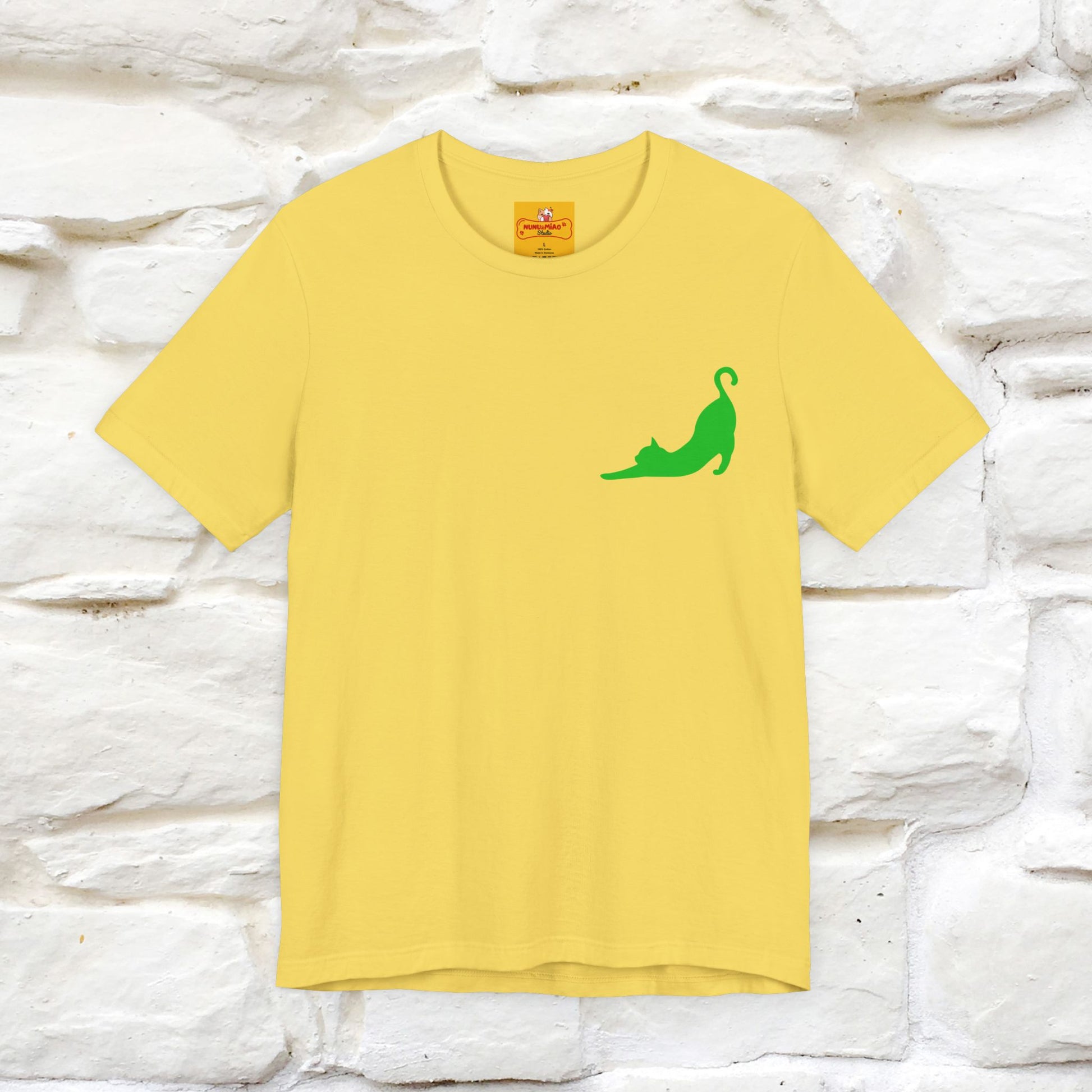 "Take a Deep Breath & Try All Over Again" Cat T-Shirt| Front & Back Design | Nunu&Miao Studio - Nunu&Miao Studio