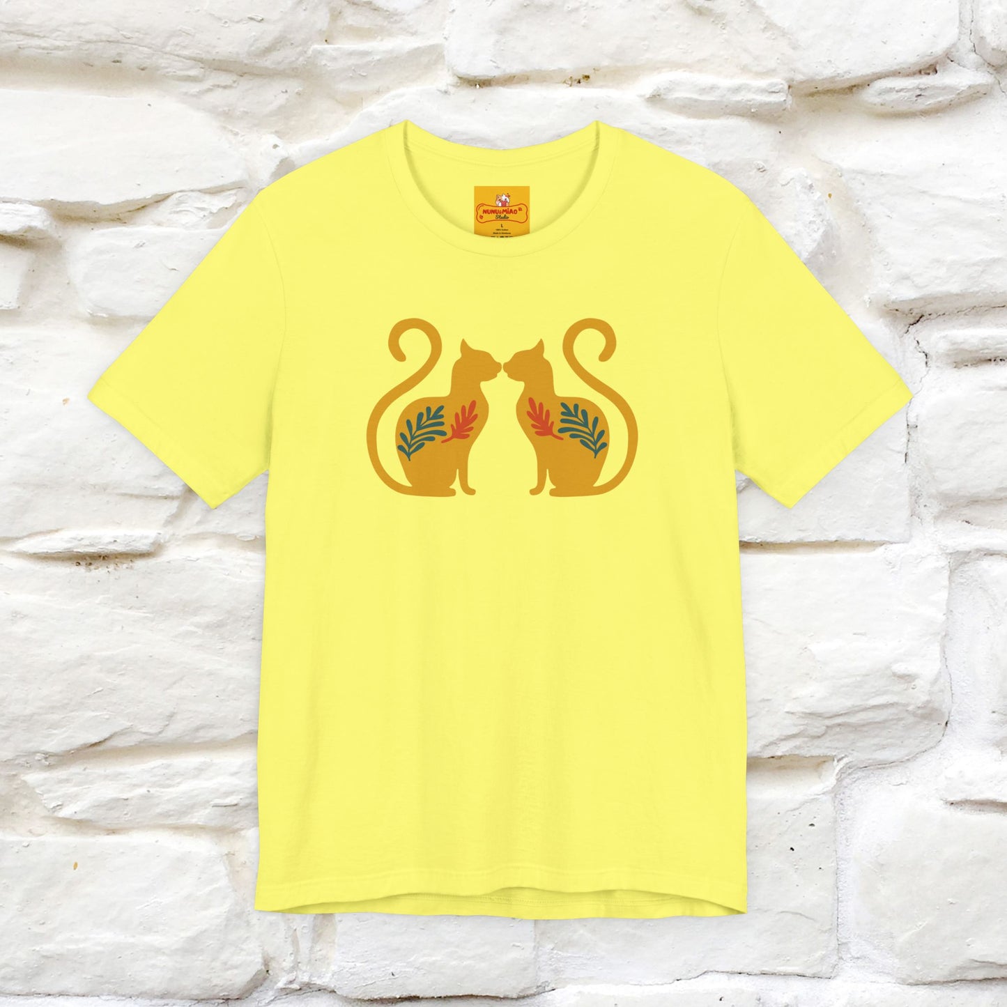 ''Power'' | Cat T-Shirt Front and Back Design | Nunu&Miao Studio - Nunu&Miao Studio