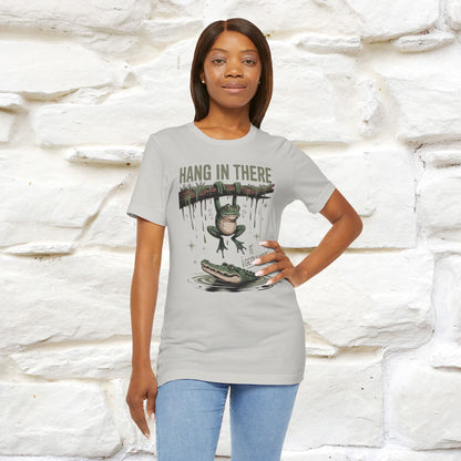 "Hang In There" Funny T-shirt |Nunu&Miao Studio - Nunu&Miao Studio