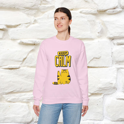 "Keep Calm'' |Cat Sweatshirt | Nunu&Miao Studio