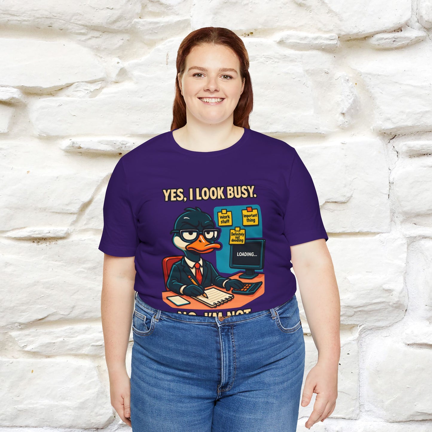 ''Yes, I Look Busy. No I'm Not.''|  Sarcastic Cat T-Shirt | Nunu&Miao Studio