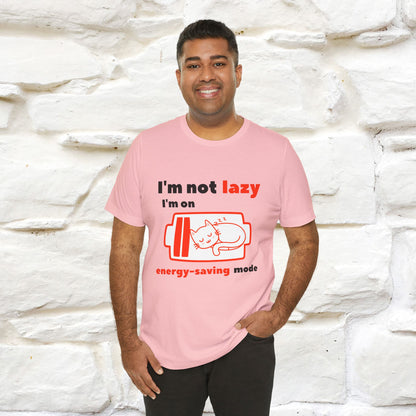 ''I am Not Lazy...'' Cat T-Shirt | Nunu&Miao Studio - Nunu&Miao Studio