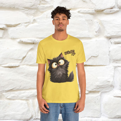 ''What ?'' | Cat T-Shirt  | Nunu&Miao Studio - Nunu&Miao Studio
