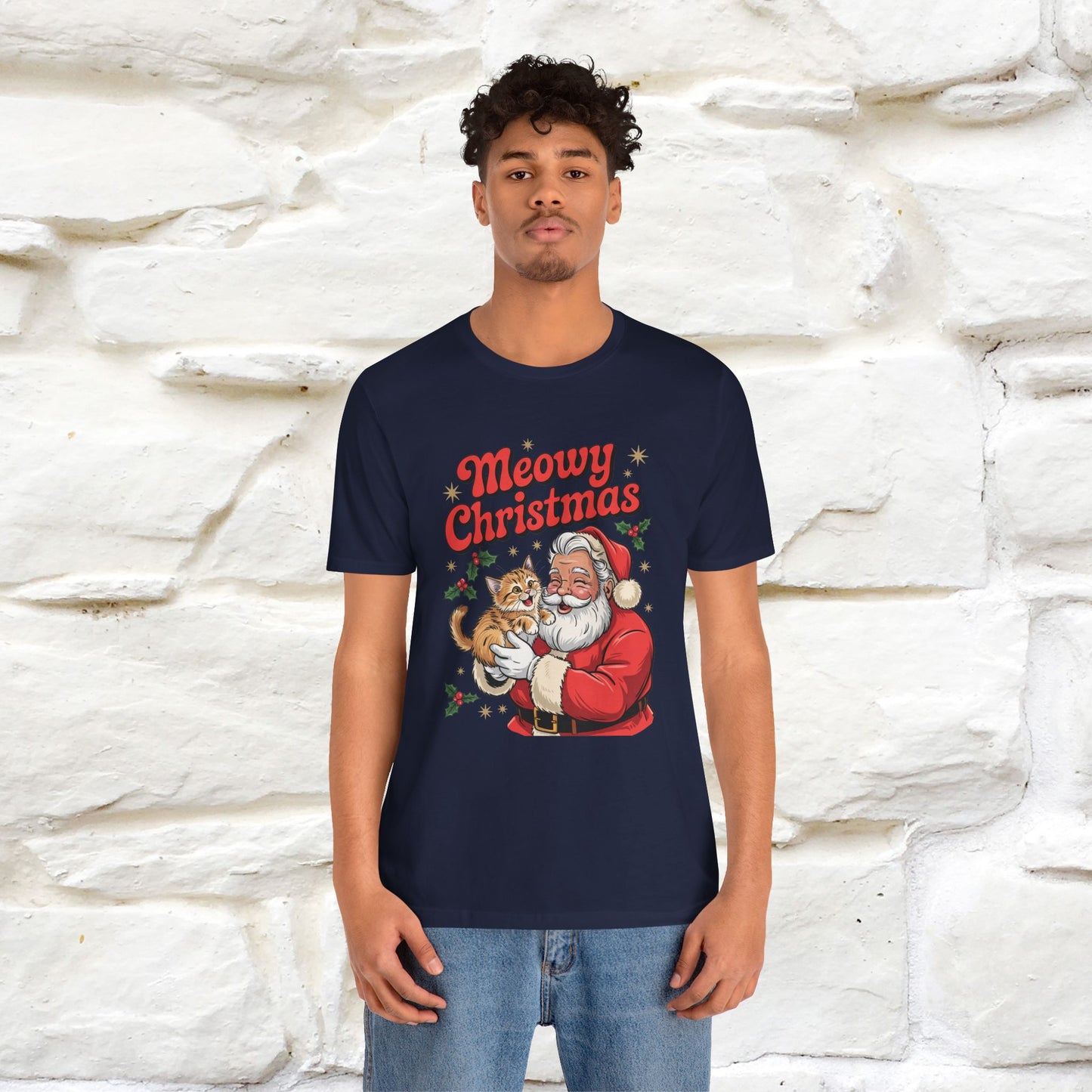 “Meowy Christmas” | Cat T-Shirt | Nunu&Miao Studio