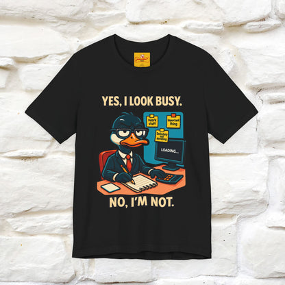 ''Yes, I Look Busy. No I'm Not.''|  Sarcastic Cat T-Shirt | Nunu&Miao Studio