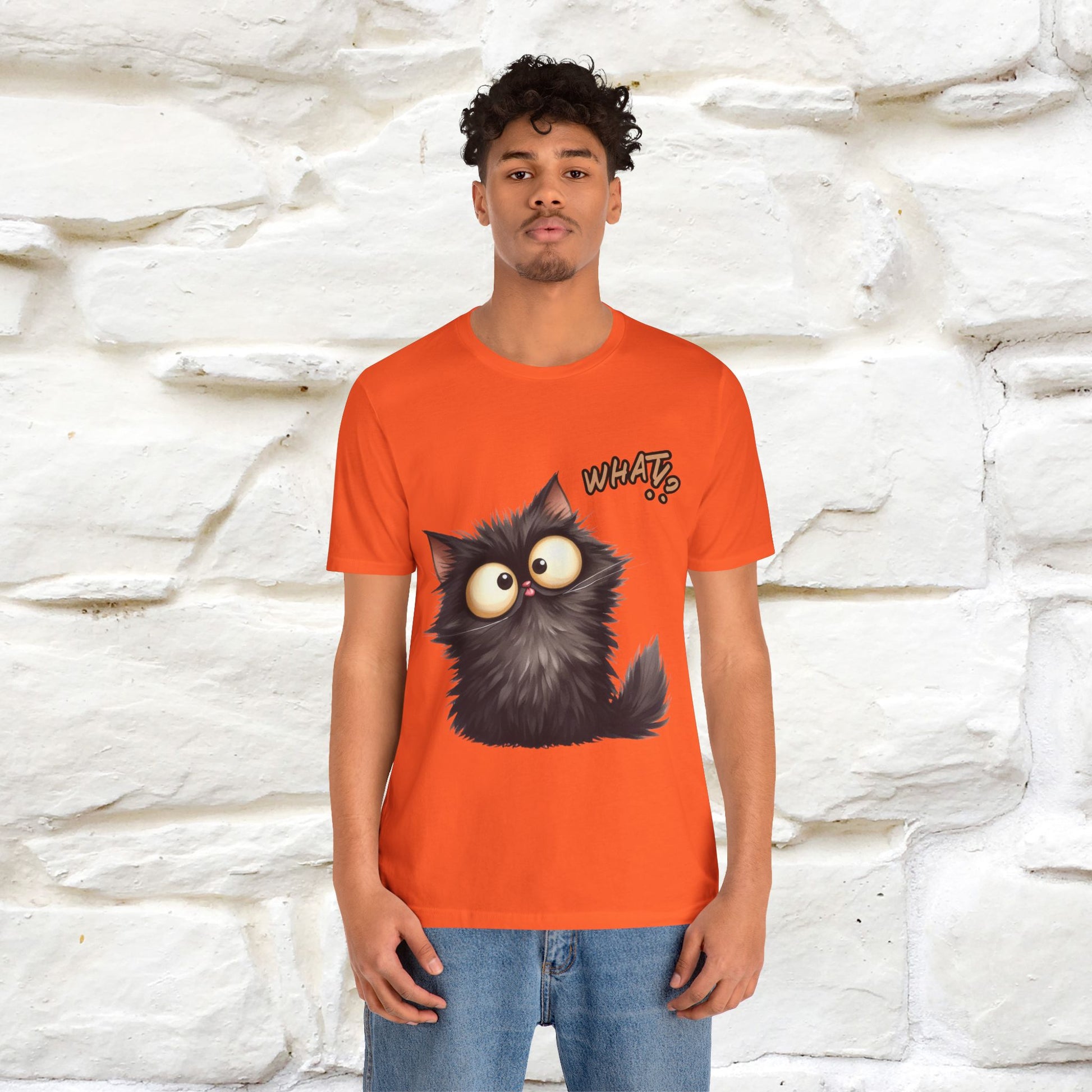 ''What ?'' | Cat T-Shirt  | Nunu&Miao Studio - Nunu&Miao Studio