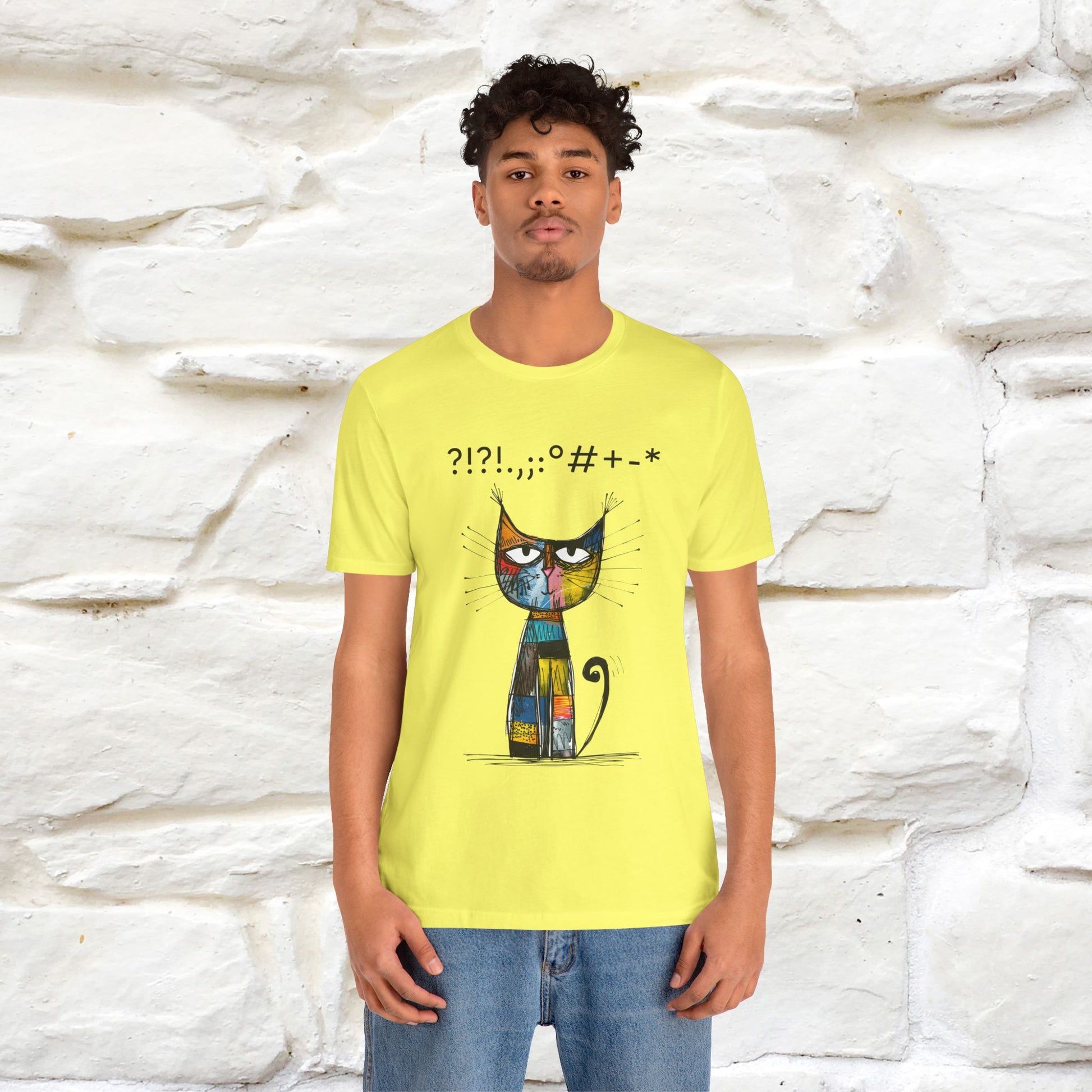 "Enigma" Cat T-shirt |Nunu&Miao Studio - Nunu&Miao Studio
