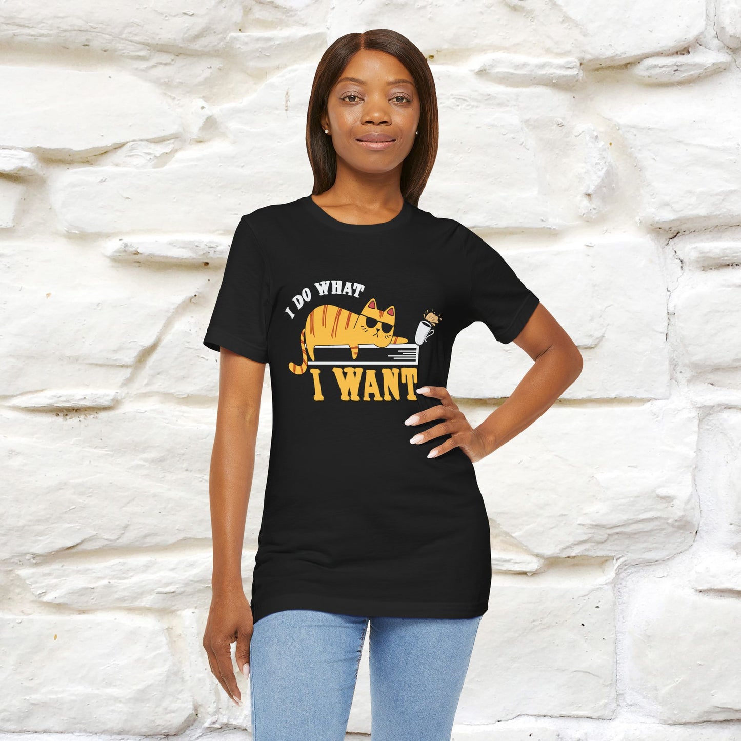 "I Do What I Want" Cat T-Shirt | Nunu & Miao Studio - Nunu&Miao Studio