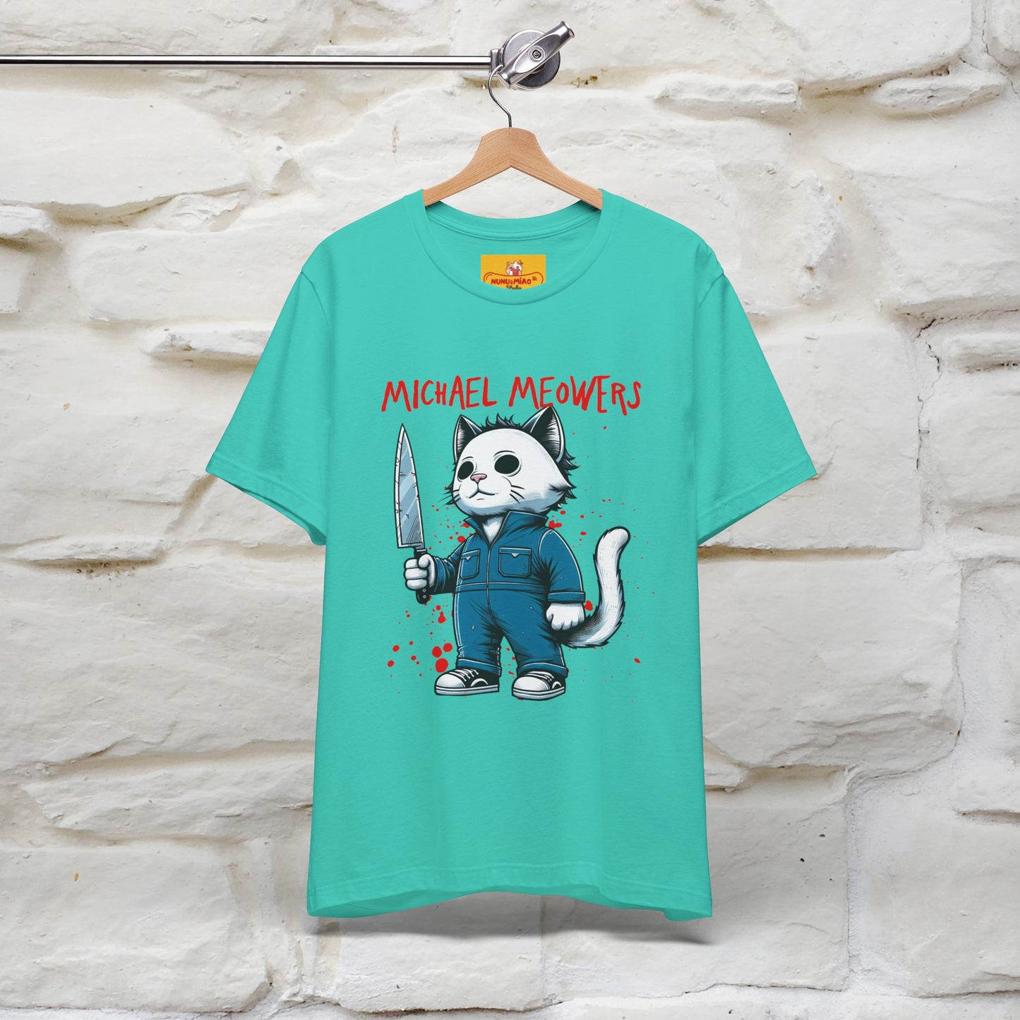 ''Michael Meowers'' Cat T-Shirt |  | Nunu&Miao Studio - Nunu&Miao Studio