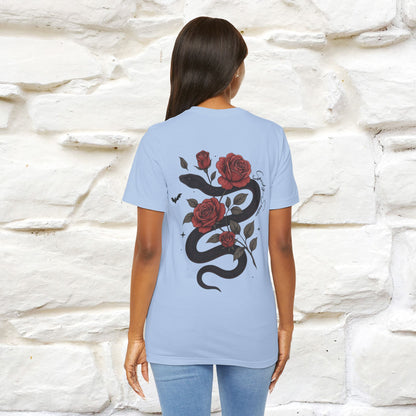 "The Rose and The Snake " Halloween T-shirt |Nunu&Miao Studio - Nunu&Miao Studio
