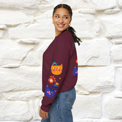 ''Catnaval'' |Cat Sweatshirt | Nunu&Miao Studio