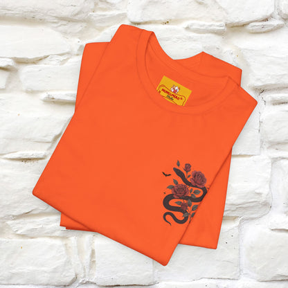 "The Rose and The Snake " Halloween T-shirt |Nunu&Miao Studio - Nunu&Miao Studio