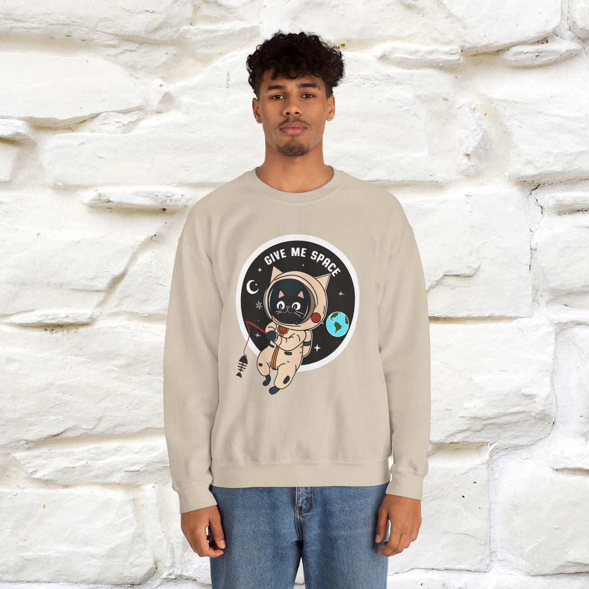 ''Give Me Space'' |Cat Sweatshirt | Nunu&Miao Studio