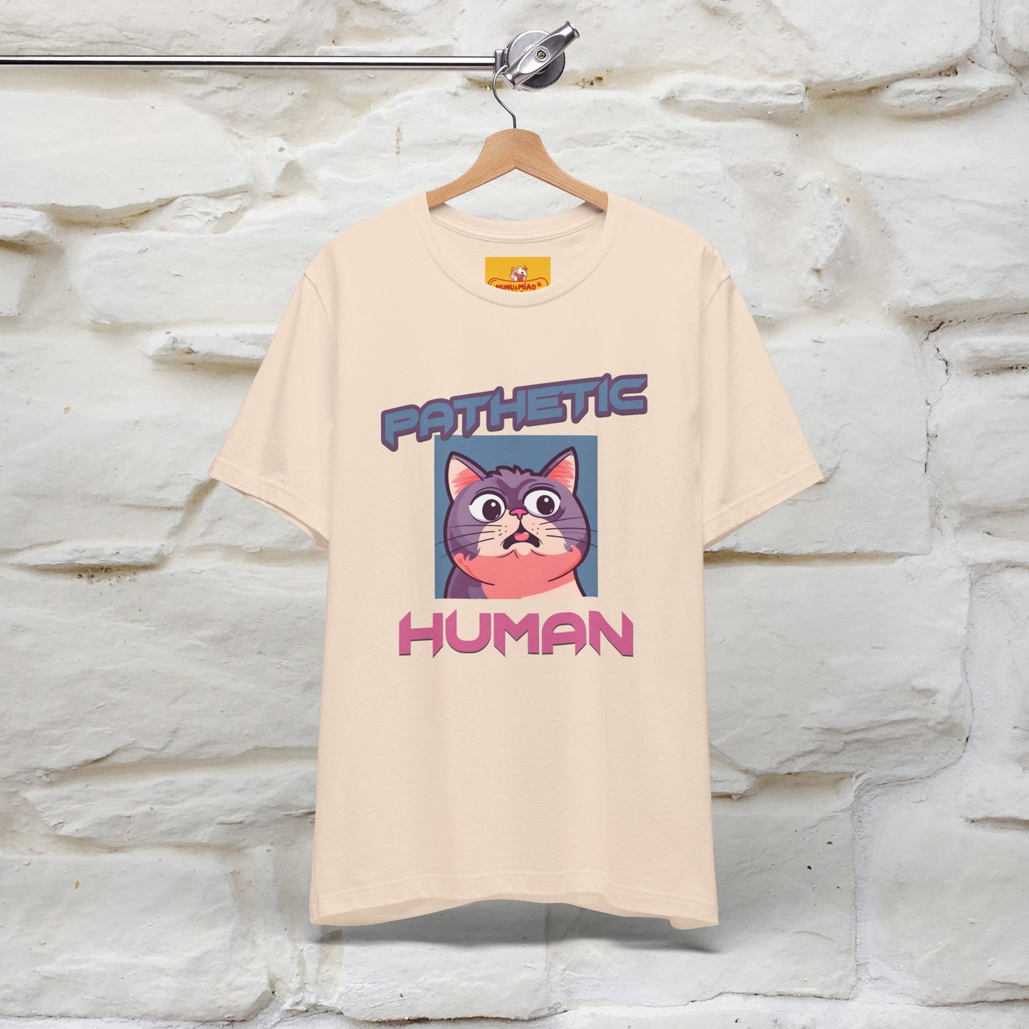 ''Pathetic Human'' | Funny Cat T-Shirt | Nunu&Miao Studio - Nunu&Miao Studio