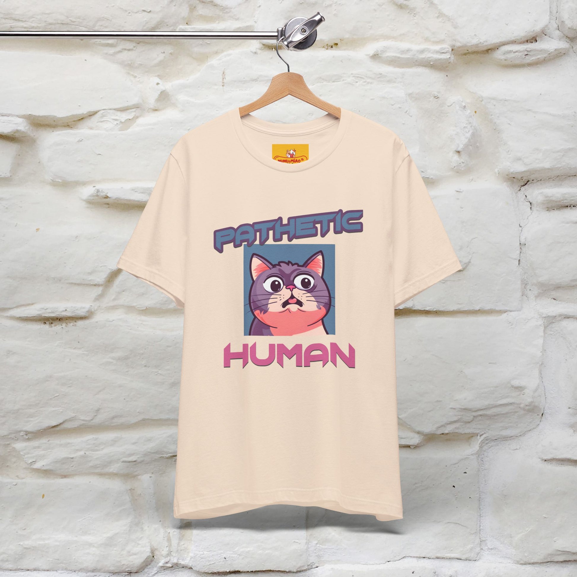 ''Pathetic Human'' | Funny Cat T-Shirt | Nunu&Miao Studio - Nunu&Miao Studio
