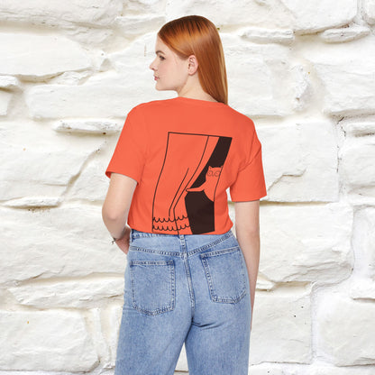 “Don’t trust atoms… they make up everything.” |  Cat T-Shirt | Front & Back Design | Nunu&Miao Studio