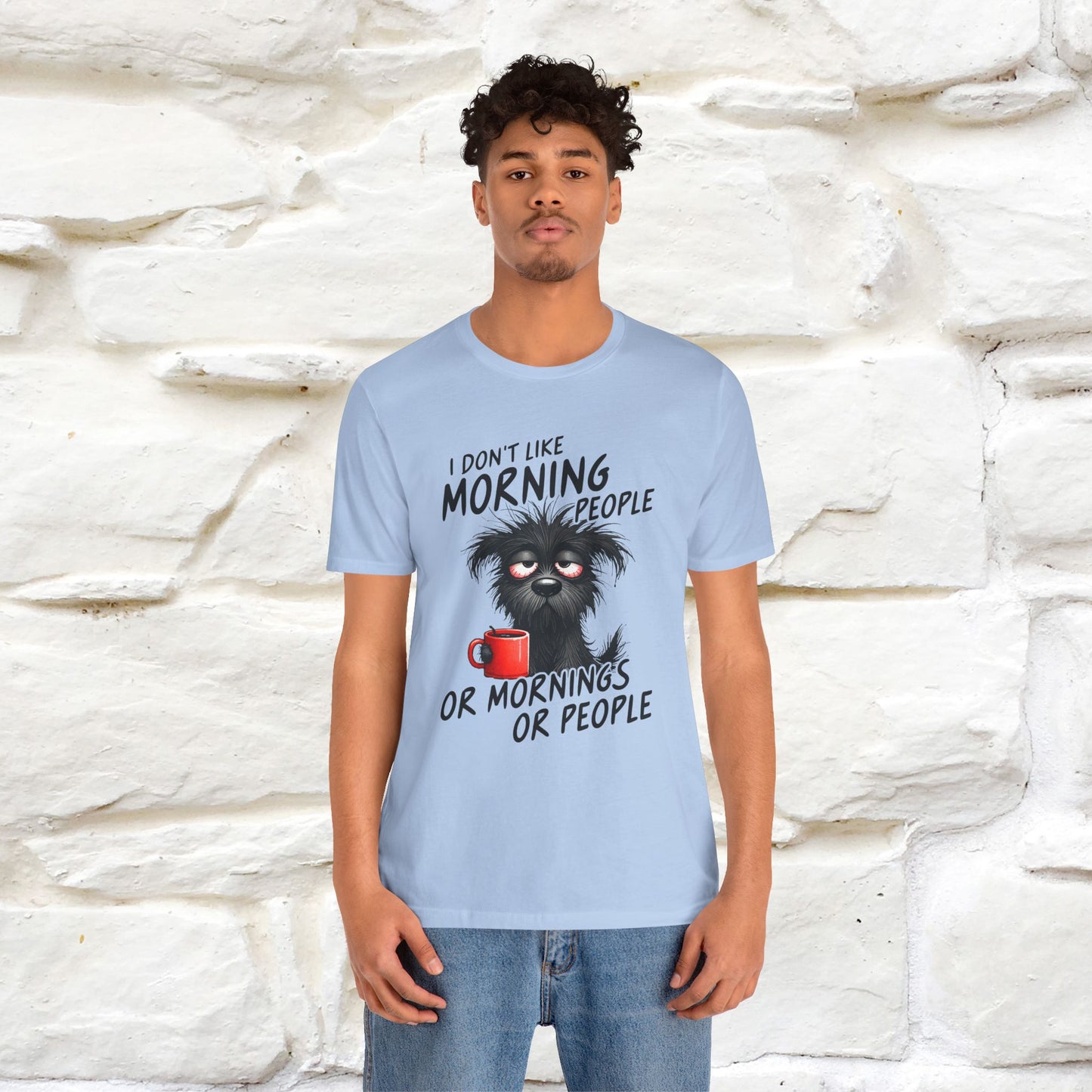 "I Don't Like Morning People..." Funny T-shirt |Nunu&Miao Studio - Nunu&Miao Studio