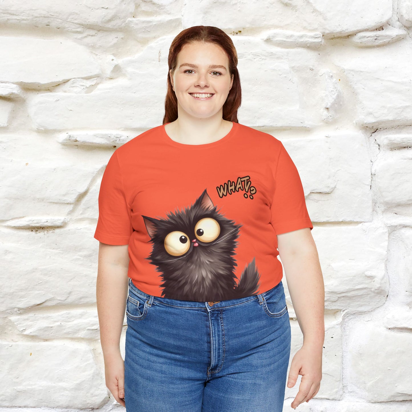 ''What ?'' | Cat T-Shirt  | Nunu&Miao Studio - Nunu&Miao Studio