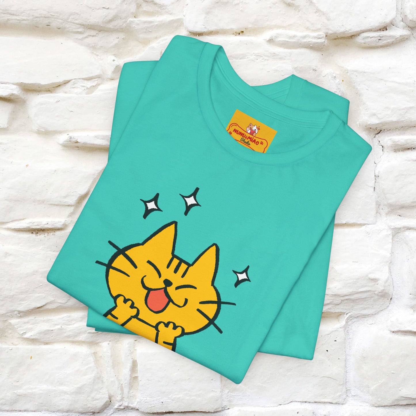 ""It's A Good Day" Cat T-Shirt| Front & Back Design | Nunu&Miao Studio - Nunu&Miao Studio