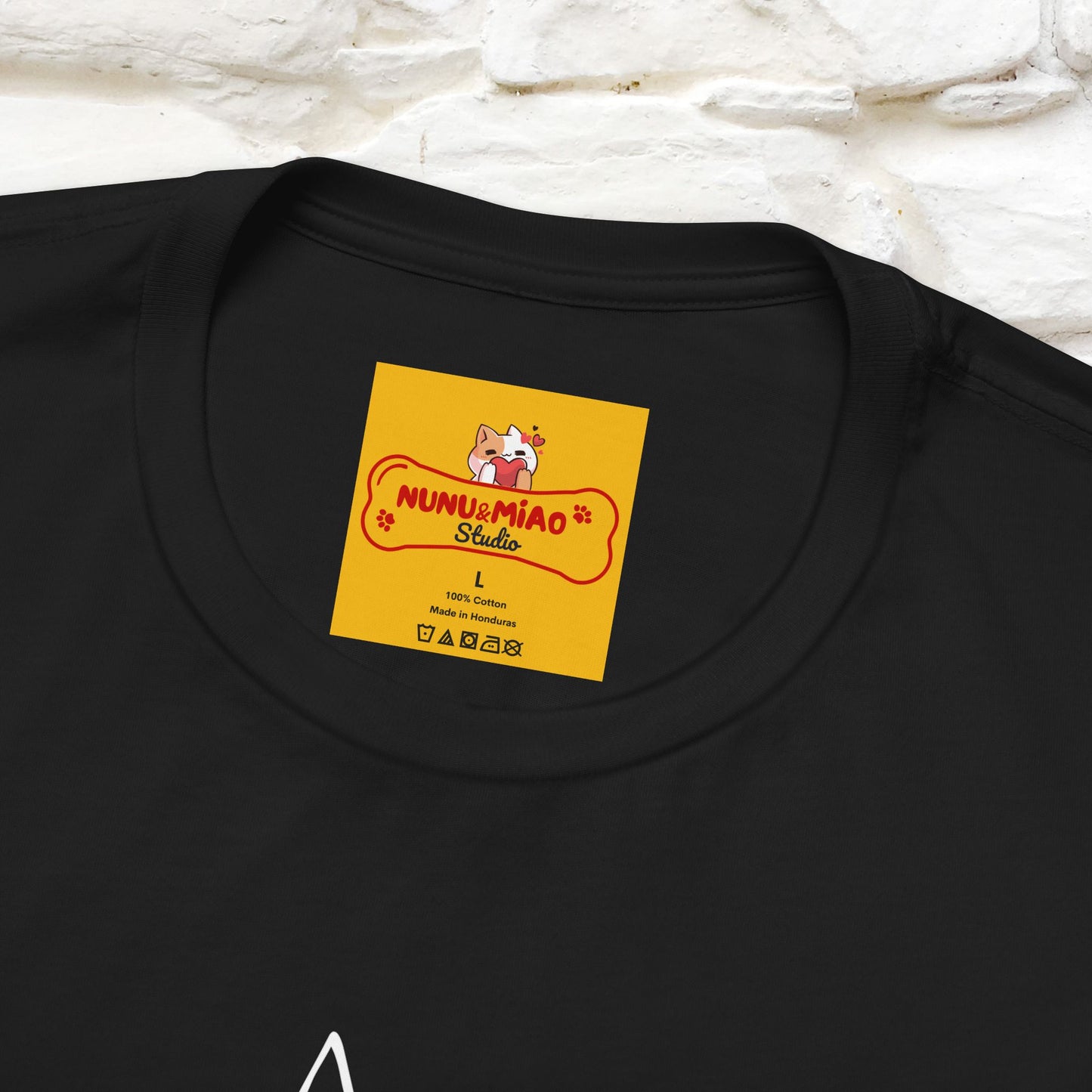 "Caos'' Cat T-Shirt Front and Back Design | Nunu&Miao Studio - Nunu&Miao Studio