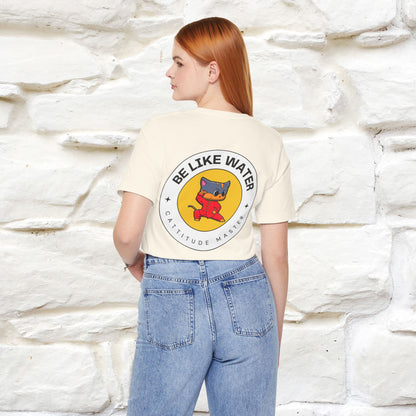 "Be Like Water: Cattitude Master | Cat T-Shirt |Nunu&Miao Studio - Nunu&Miao Studio