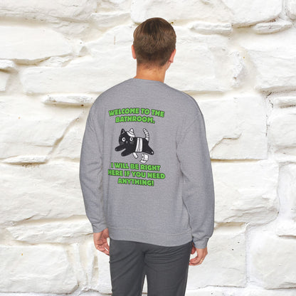 ''Welcome To The Bathroom...'' |Cat Sweatshirt | Nunu&Miao Studio
