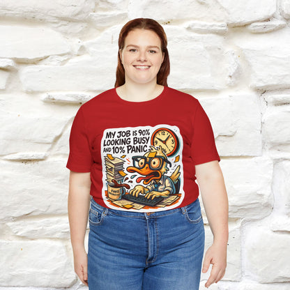 '' My Job is 90% Looking Busy ... |  Sarcastic T-Shirt | Nunu&Miao Studio