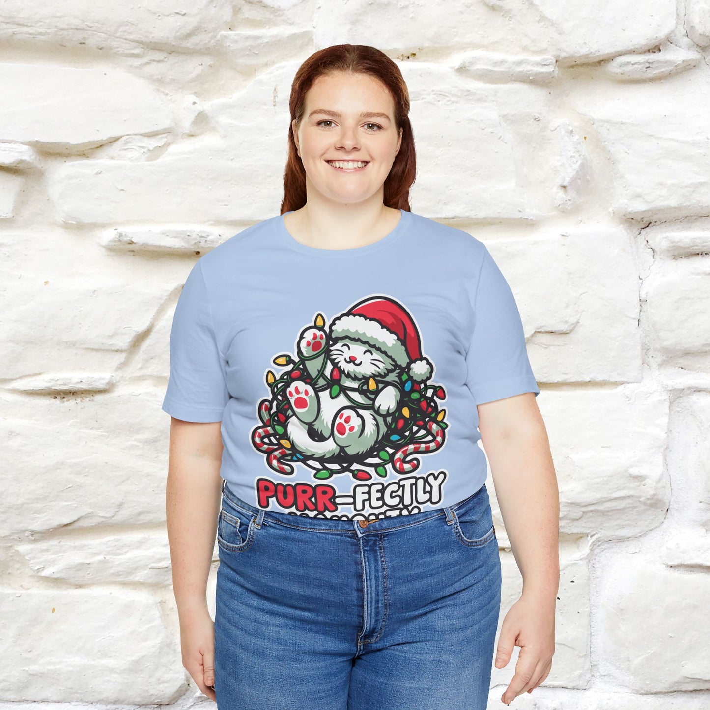 “Purr-Fectly Naughty” | Cat T-Shirt | Nunu&Miao Studio