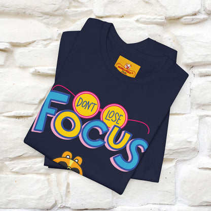 ''Don’t Lose Focus'' Cat T-Shirt | Nunu&Miao Studio - Nunu&Miao Studio