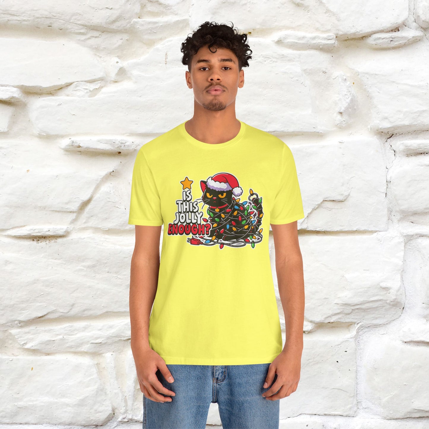 “Is This Jolly Enough?” | Cat T-Shirt | Nunu&Miao Studio