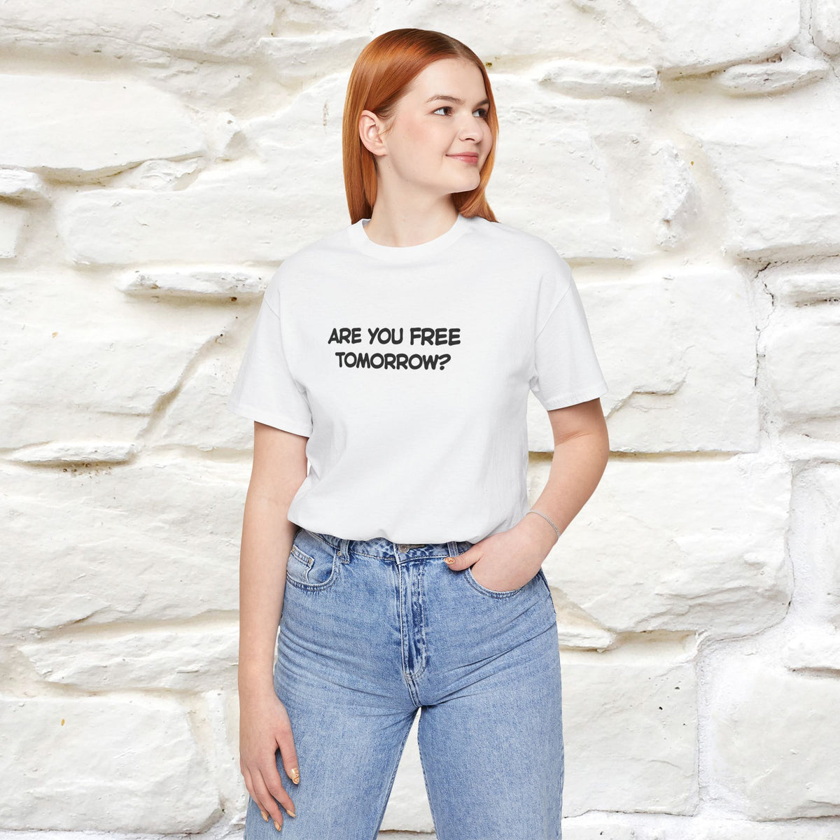 “Are You Free Tomorrow?" Funny Cat T-Shirt | Nunu&Miao Studio