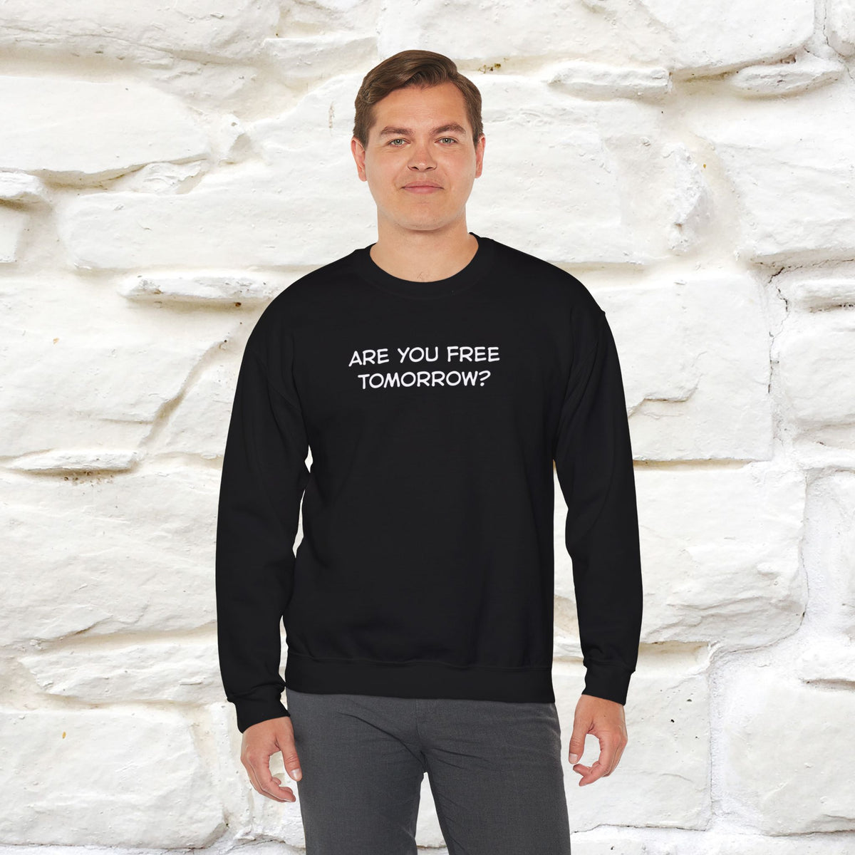 ''Are You Free Tomorrow ...'' | Cute Cat Sweatshirt | Nunu&Miao Studio