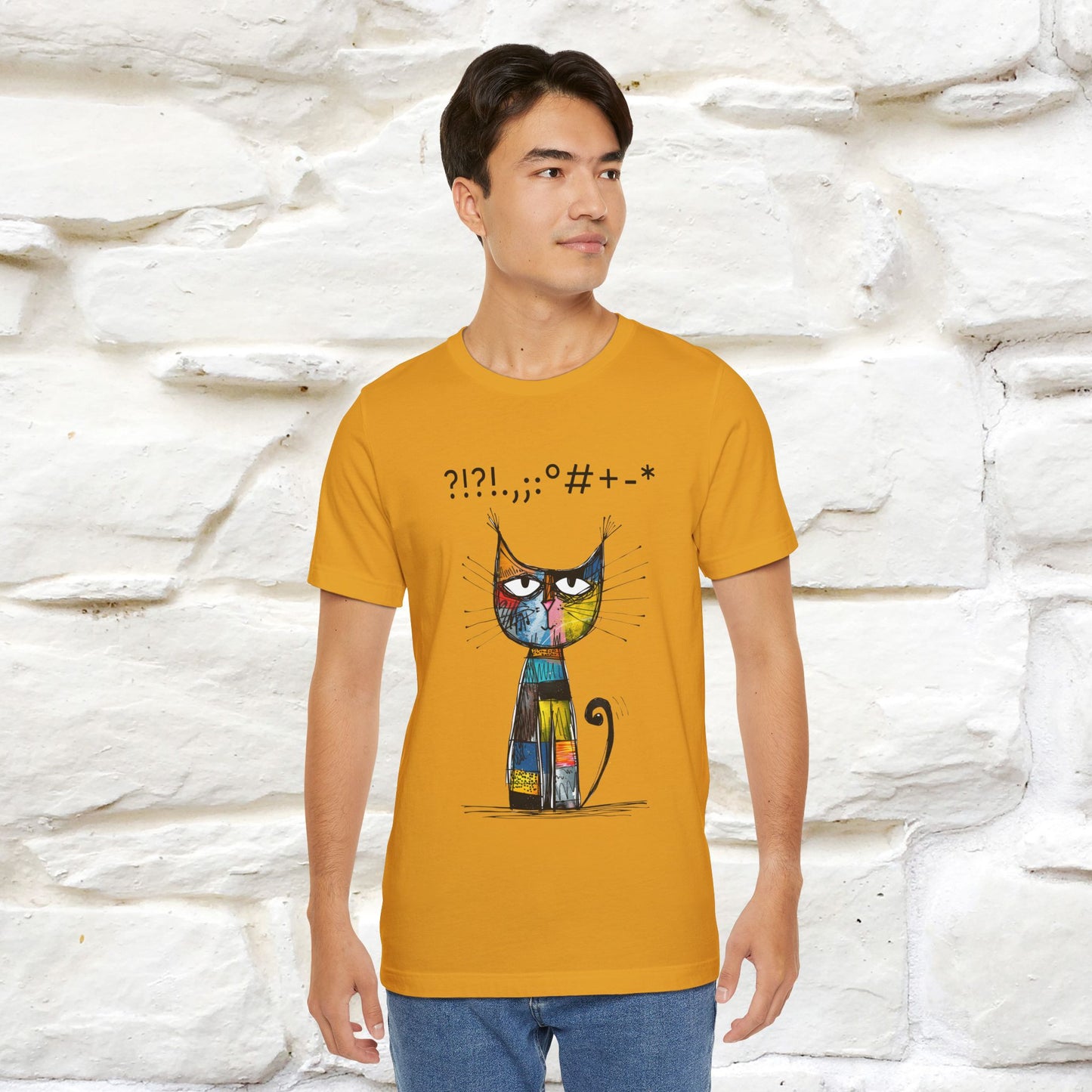 "Enigma" Cat T-shirt |Nunu&Miao Studio - Nunu&Miao Studio