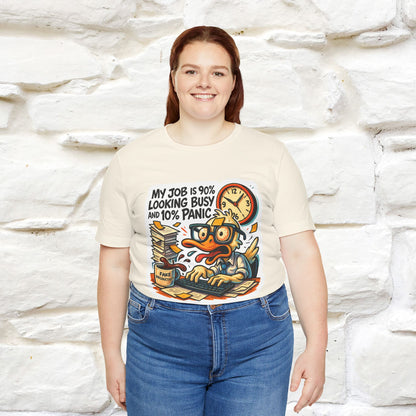 '' My Job is 90% Looking Busy ... |  Sarcastic T-Shirt | Nunu&Miao Studio