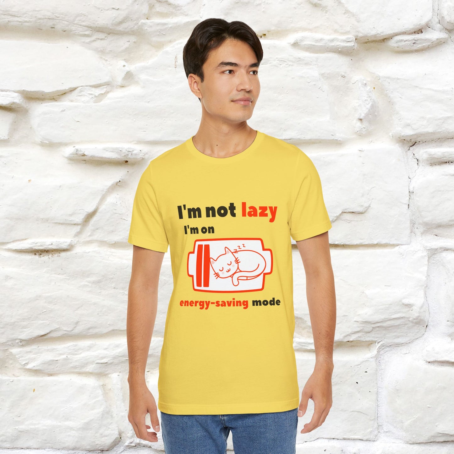 ''I am Not Lazy...'' Cat T-Shirt | Nunu&Miao Studio - Nunu&Miao Studio