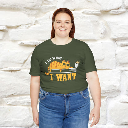 "I Do What I Want" Cat T-Shirt | Nunu & Miao Studio - Nunu&Miao Studio