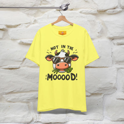Not In The Moood – Funny Cow Pun T-Shirt | Nunu & Miao Studio - Nunu&Miao Studio