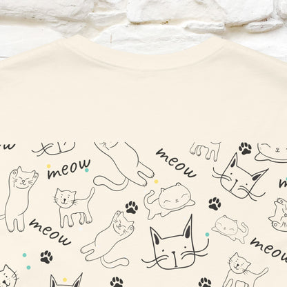 "Antidepressants" Cat T-Shirt | Front & Back Design | Nunu&Miao Studio - Nunu&Miao Studio