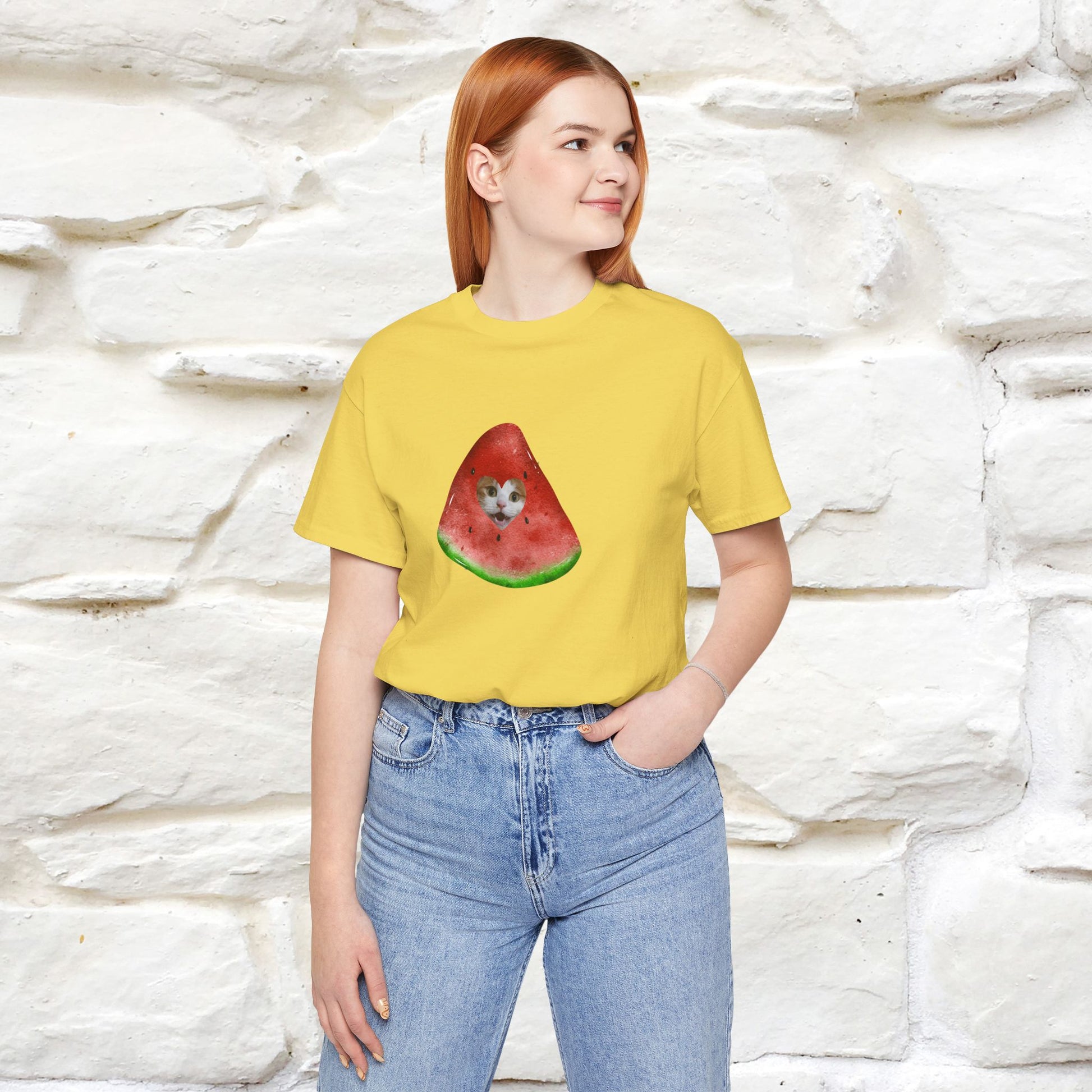 "Free Palestine" Cat T-shirt | Front & Back Design |Nunu&Miao Studio - Nunu&Miao Studio