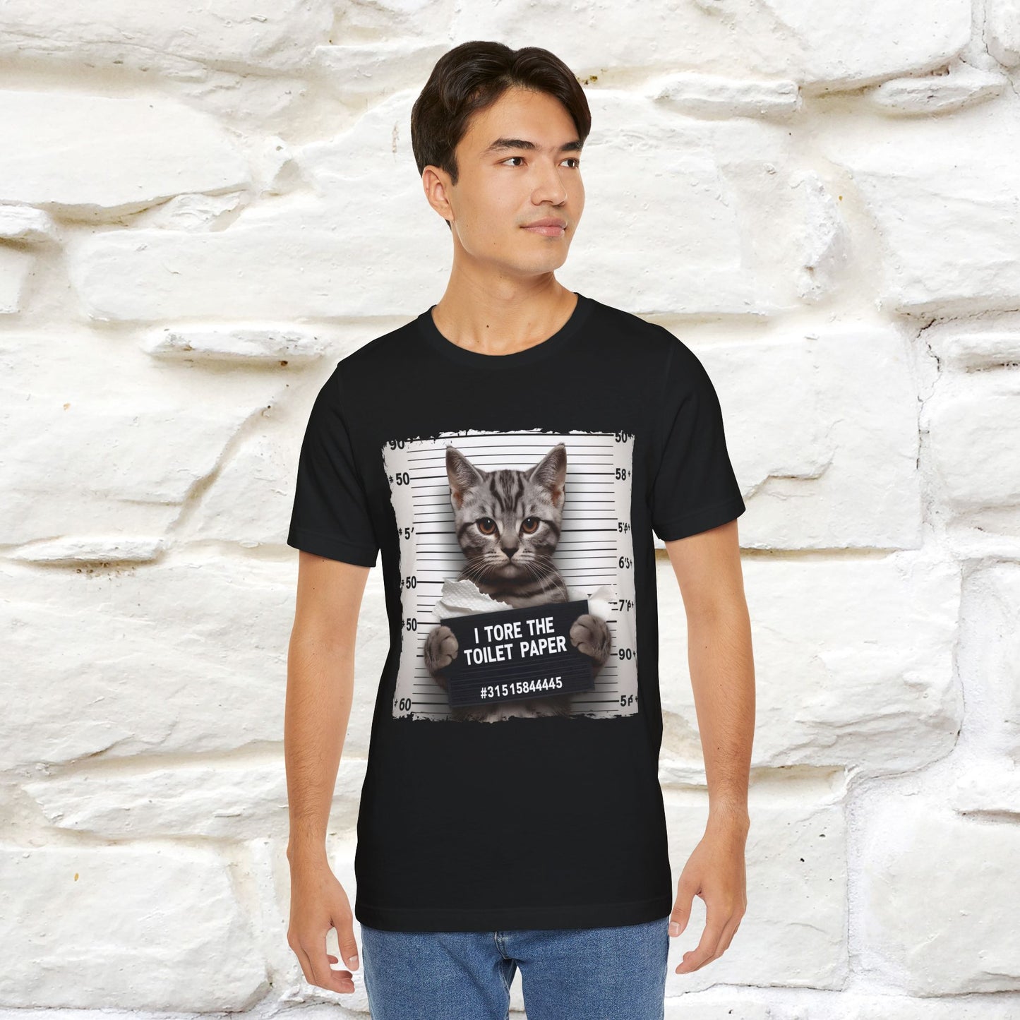 ''I Tore The Toilet Paper'' | Funny Cat T-Shirt | Nunu&Miao Studio - Nunu&Miao Studio