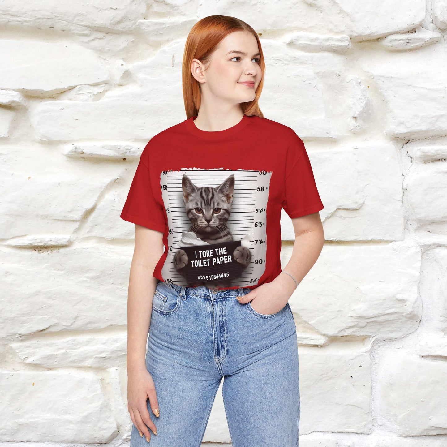 ''I Tore The Toilet Paper'' | Funny Cat T-Shirt | Nunu&Miao Studio - Nunu&Miao Studio