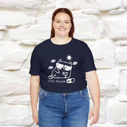 ''Chill Mode on'' Cat T-Shirt | Nunu&Miao Studio