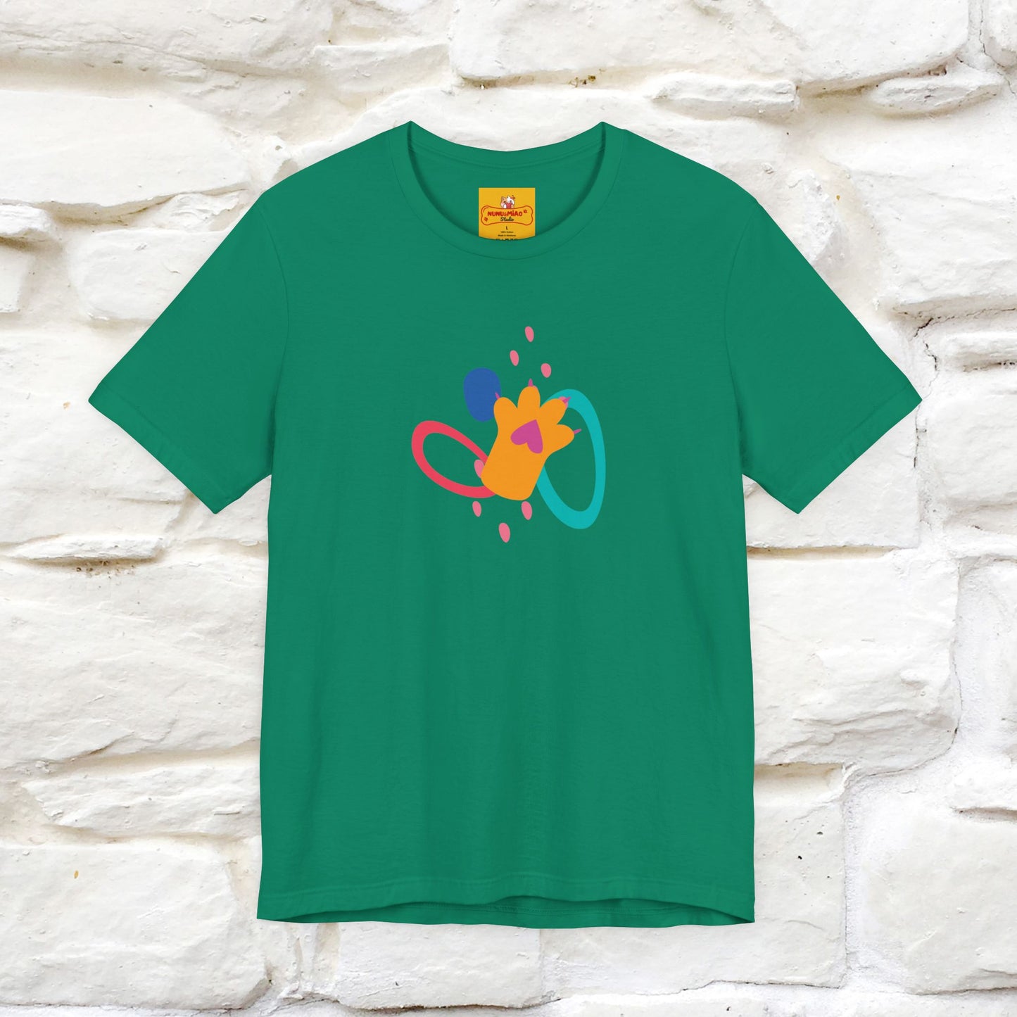 ''The Power Of Meow'' Cat T-Shirt Front and Back Design | Nunu&Miao Studio - Nunu&Miao Studio