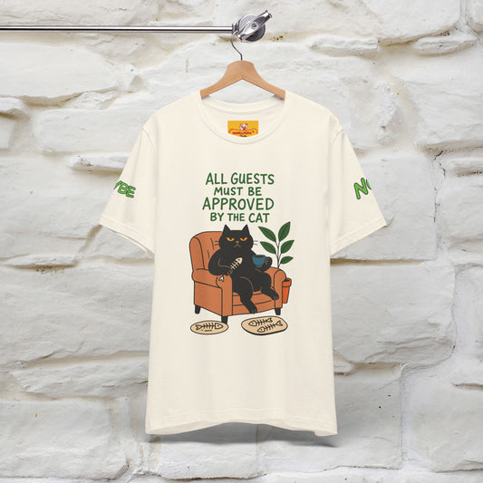 "All Guest Must Be Approved By The Cat - NO,MAYBE" Cat T-shirt |Nunu&Miao Studio - Nunu&Miao Studio